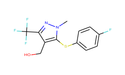 [5-[(4-fluorophenyl)sulfanyl]-1-methyl-3-(trifluoromethyl)-1h-pyrazol-4-yl]methanol