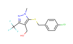 [5-[(4-chlorobenzyl)sulfanyl]-1-methyl-3-(trifluoromethyl)-1h-pyrazol-4-yl]methanol