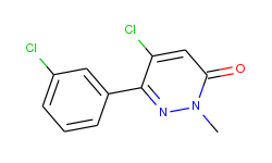 5-chloro-6-(3-chlorophenyl)-2-methylpyridazin-3(2h)-one