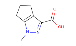 1-methyl-1,4,5,6-tetrahydro-cyclopentapyrazole-3-carboxylic acid