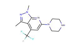 1,3-dimethyl-6-piperazino-4-(trifluoromethyl)-1h-pyrazolo[3,4-b]pyridine
