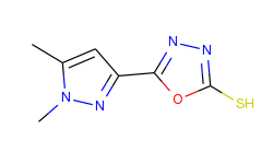 5-(1,5-dimethyl-1h-pyrazol-3-yl)-1,3,4-oxadiazole-2-thiol