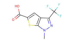 1-methyl-3-(trifluoromethyl)-1h-thieno[2,3-c] pyrazole-5-carboxylic acid