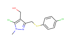 (5-chloro-3-{[(4-chlorophenyl)sulfanyl]methyl}-1-methyl-1h-pyrazol-4-yl)methanol