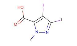 3,4-diiodo-1-methyl-1h-pyrazole-5-carboxylic acid