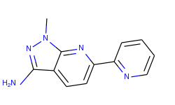 1-methyl-6-(2-pyridinyl)-1h-pyrazolo-[3,4-b]pyridin-3-amine