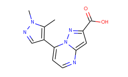 7-(1,5-dimethyl-1h-pyrazol-4-yl)-pyrazolo[1,5-a]-pyrimidine-2-carboxylic acid
