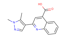 2-(1,5-dimethyl-1h-pyrazol-4-yl)-quinoline-4-carboxylic acid