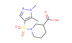 1-(1,5-dimethyl-1h-pyrazole-4-sulfonyl)-piperidine-3-carboxylic acid