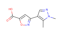 3-(1,5-dimethyl-1h-pyrazol-4-yl)-isoxazole-5-carboxylic acid