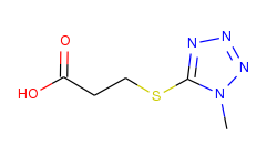 3-[(1-methyl-1h-tetrazol-5-yl)thio]propanoic acid