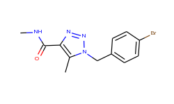 1-(4-bromobenzyl)-n,5-dimethyl-1h-1,2,3-triazole-4-carboxamide