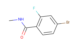 n-methyl 4-bromo-2-fluorobenzamide