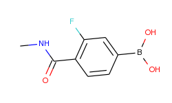 n-methyl 4-borono-2-fluorobenzamide