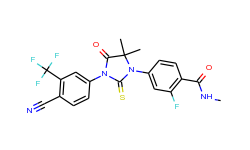 n-methyl-4-[3-(4-cyano-3-trifluoromethylphenyl)-5,5-dimethyl-4-oxo-2-thioxoimidazolidin-1-yl]-2-fluo