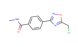 4-[5-(chloromethyl)-1,2,4-oxadiazol-3-yl]-n-methylbenzamide