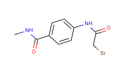 4-[(2-bromoacetyl)amino]-n-methylbenzamide