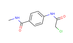 4-[(chloroacetyl)amino]-n-methylbenzamide