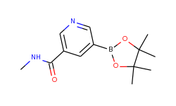 n-methyl-5-(4,4,5,5-tetramethyl-1,3,2-dioxaborolan-2-yl)nicotinamide