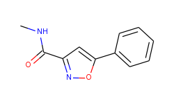 n-methyl-5-phenyl-3-isoxazolecarboxamide