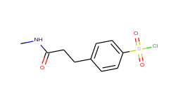 4-(2-methylcarbamoyl-ethyl)-benzenesulfonyl chloride