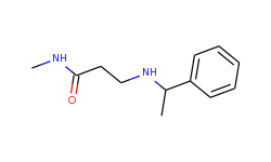 n-methyl-3-[(1-phenylethyl)amino]propanamide