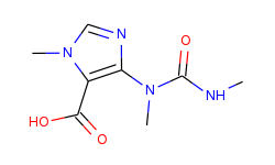 4-[N-Methyl-N-(N-methylaminocarbonyl)amino]1-methylimidazole-5-carboxylic Acid