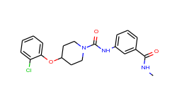 4-(2-Chlorophenoxy)-N-[3-(methylcarbamoyl)phenyl]piperidine-1-carboxamide
