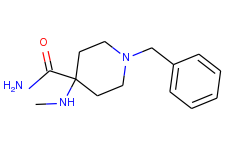 1-benzyl-4-(methylamino)piperidine-4-carboxamide
