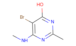 5-bromo-2-methyl-6-(methylamino)-4-pyrimidinol