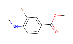 methyl 3-bromo-4-(methylamino)benzoate