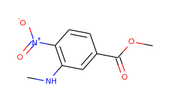 methyl 3-(methylamino)-4-nitrobenzenecarboxylate