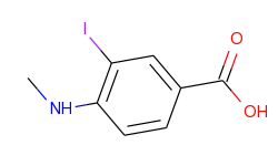 3-iodo-4-(methylamino)benzoic acid