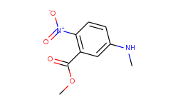 methyl 5-(methylamino)-2-nitrobenzenecarboxylate
