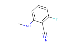 2-fluoro-6-(methylamino)benzenecarbonitrile