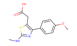 [4-(4-methoxy-phenyl)-2-methylamino-thiazol-5-yl]-acetic acid