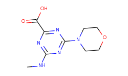4-methylamino-6-morpholin-4-yl-[1,3,5]triazine-2-carboxylic acid