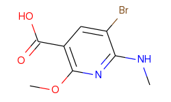 5-bromo-2-methoxy-6-(methylamino)nicotinic acid