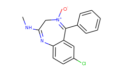3H-1,4-Benzodiazepin-2-amine, 7-chloro-N-methyl-5-phenyl-, 4-oxide