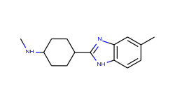 [4-(5-methyl-1h-benzimidazol-2-yl)cyclohexyl]-methylamine