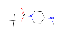 1-Piperidinecarboxylic acid, 4-(methylamino)-, 1,1-dimethylethyl ester