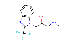 1-methylamino-3-(2-trifluoromethyl-benzoimidazol-1-yl)-propan-2-ol