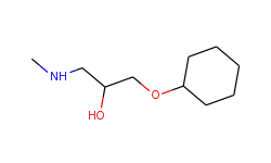 1-cyclohexyloxy-3-methylamino-propan-2-ol