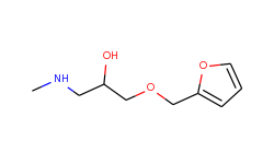 1-(2-furylmethoxy)-3-(methylamino)propan-2-ol