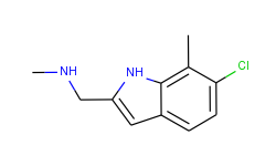 [(6-chloro-7-methyl-1h-indol-2-yl)-methyl]methylamine