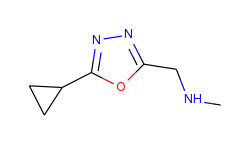 1-(5-cyclopropyl-1,3,4-oxadiazol-2-yl)-n-methylmethanamine