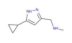 1-(5-cyclopropyl-1h-pyrazol-3-yl)-n-methylmethanamine