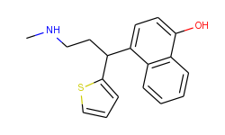 4-[3-(methylamino)-1-thiophen-2-ylpropyl]naphthalen-1-ol