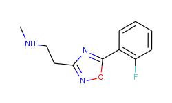 {2-[5-(2-fluorophenyl)-1,2,4-oxadiazol-3-yl]-ethyl}methylamine