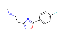 {2-[5-(4-fluorophenyl)-1,2,4-oxadiazol-3-yl]-ethyl}methylamine
